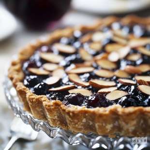 Tarte Amandine au Cassis