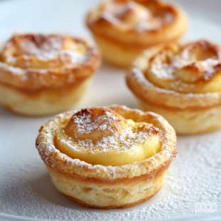Tartelettes Soufflées Cacahuète-Banane