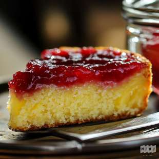 Gâteau Basque à la Confiture de Cerise