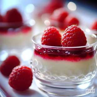 Panna Cotta aux Framboises