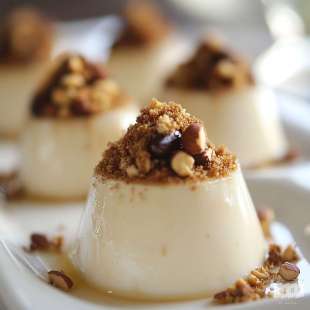 Panna Cotta Noisettes et Fève de Tonka
