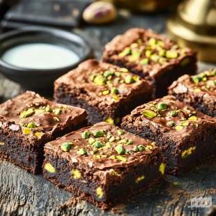 Brownies Chocolat Pistache