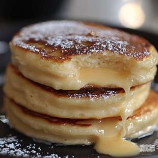 Pancakes Farcis à la Crème Pâtissière