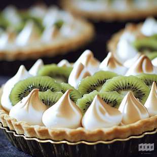 Tarte aux Kiwis Meringuée