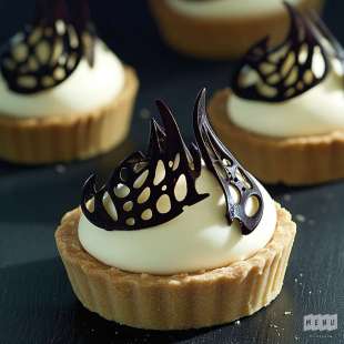 Tarte Chocolat Blanc Chocolat Noir Meringuée