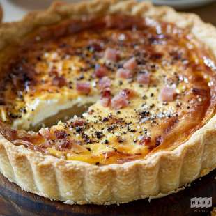 Quiche Lorraine Traditionnelle, Pâte Brisée Maison