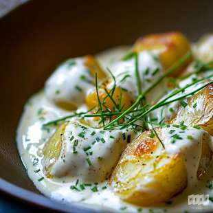 Pomme de Terre au Four Crème Ciboulette