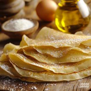 Pâte à Crêpes Nature à l'Huile