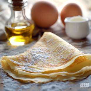 Pâte à Crêpes à la Farine de Froment et Huile