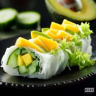 Rouleau de Printemps Avocat et Mangue