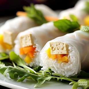 Rouleau de Printemps Tofu et Menthe