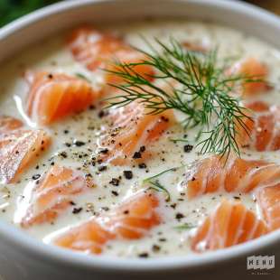 Sauce au Saumon Fumé et Aneth