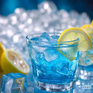 Recette Boisson alcoolisée : Blue Lagoon