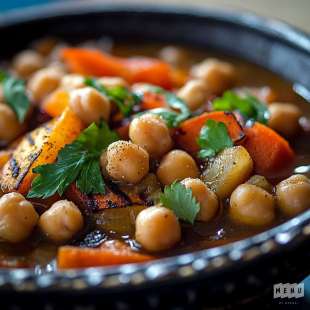 Tajine de Légumes aux Pois Chiches