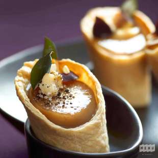 Foie Gras en Mini-Cornet au Poivre