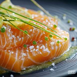 Saumon Gravlax au Gingembre et Citronnelle (Préparation 1 Kg)