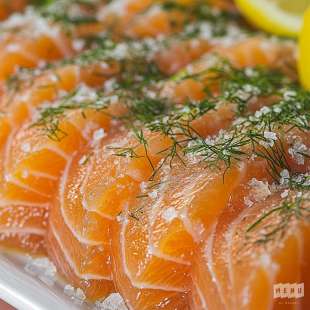 Saumon Gravlax à l'Aneth et Citron (Préparation 1 Kg)
