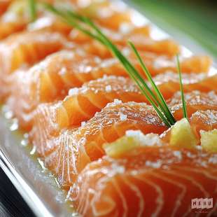Saumon Gravlax au Gingembre et Citronnelle