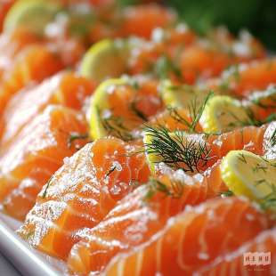 Saumon Gravlax à l'Aneth et Citron