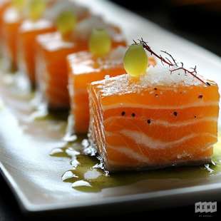 Saumon Gravlax au Soja et Yuzu