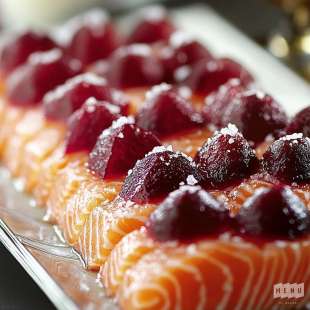 Saumon Gravlax à la Betterave et Gin