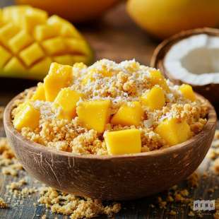 Crumble Mangue Coco (Préparation 1Kg)