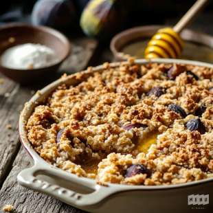 Crumble Figue Miel