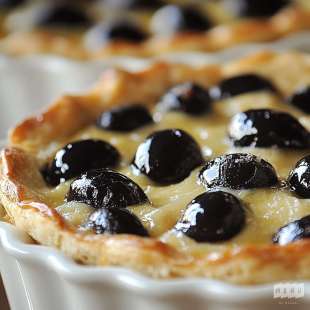 Pissaladière aux Olives Noires