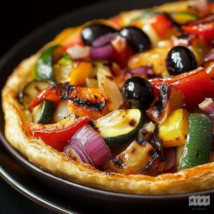 Pissaladière aux Légumes Grillés