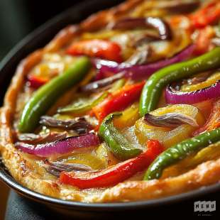 Pissaladière aux Poivrons Rôtis