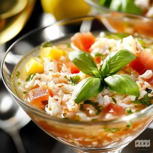 Soupe Froide au Crabe