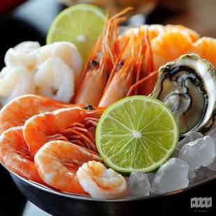 Plateau de Fruits de Mer au Citron Vert