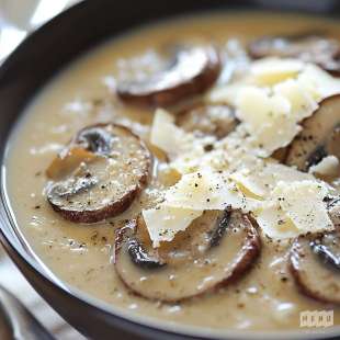 Potage de Champignons et Parmesan