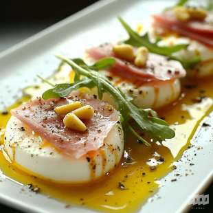 Mozzarella di Bufala au Jambon Cru