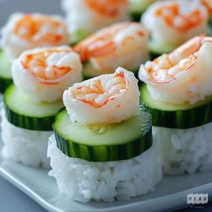 Sushi Crevette et Concombre