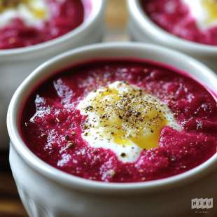 Potage de Betteraves et Crème