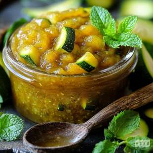 Chutney de Courgettes et Menthe (Préparation pour 1 Kg)