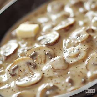 Sauce Crémeuse aux Champignons