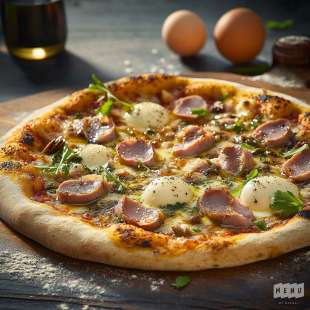 Pizza Mozzarella et Foie Gras 