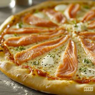 Pizza au Saumon