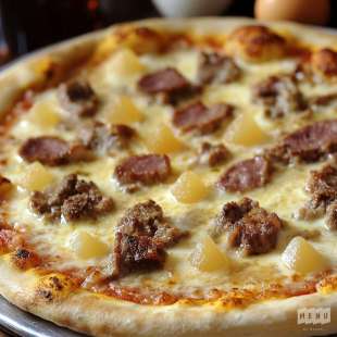 Pizza aux Quatre Viandes