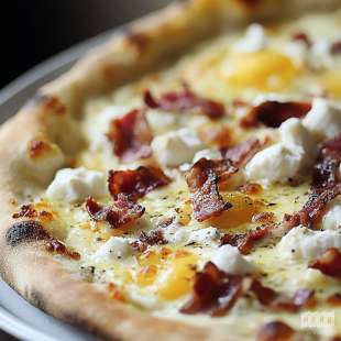 Pizza Chèvre Lardon (Biquette)