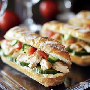 Sandwich Poulet Crudités