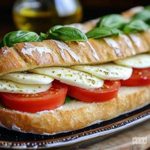 Sandwich Mozzarella Basilic