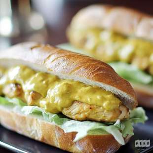 Sandwich Poulet-Curry