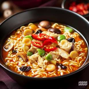 Ramen Épicé au Poulet
