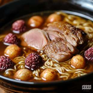 Ramen au Canard et aux Litchis