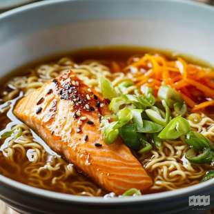 Ramen au Saumon Teriyaki