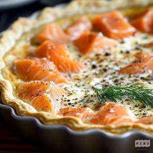 Quiche au Saumon et Aneth