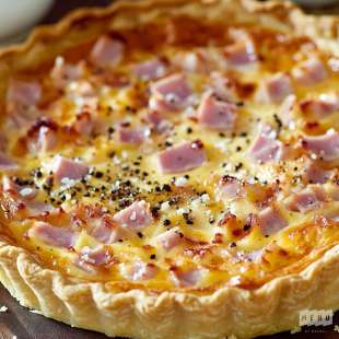 Quiche au Jambon et Fromage